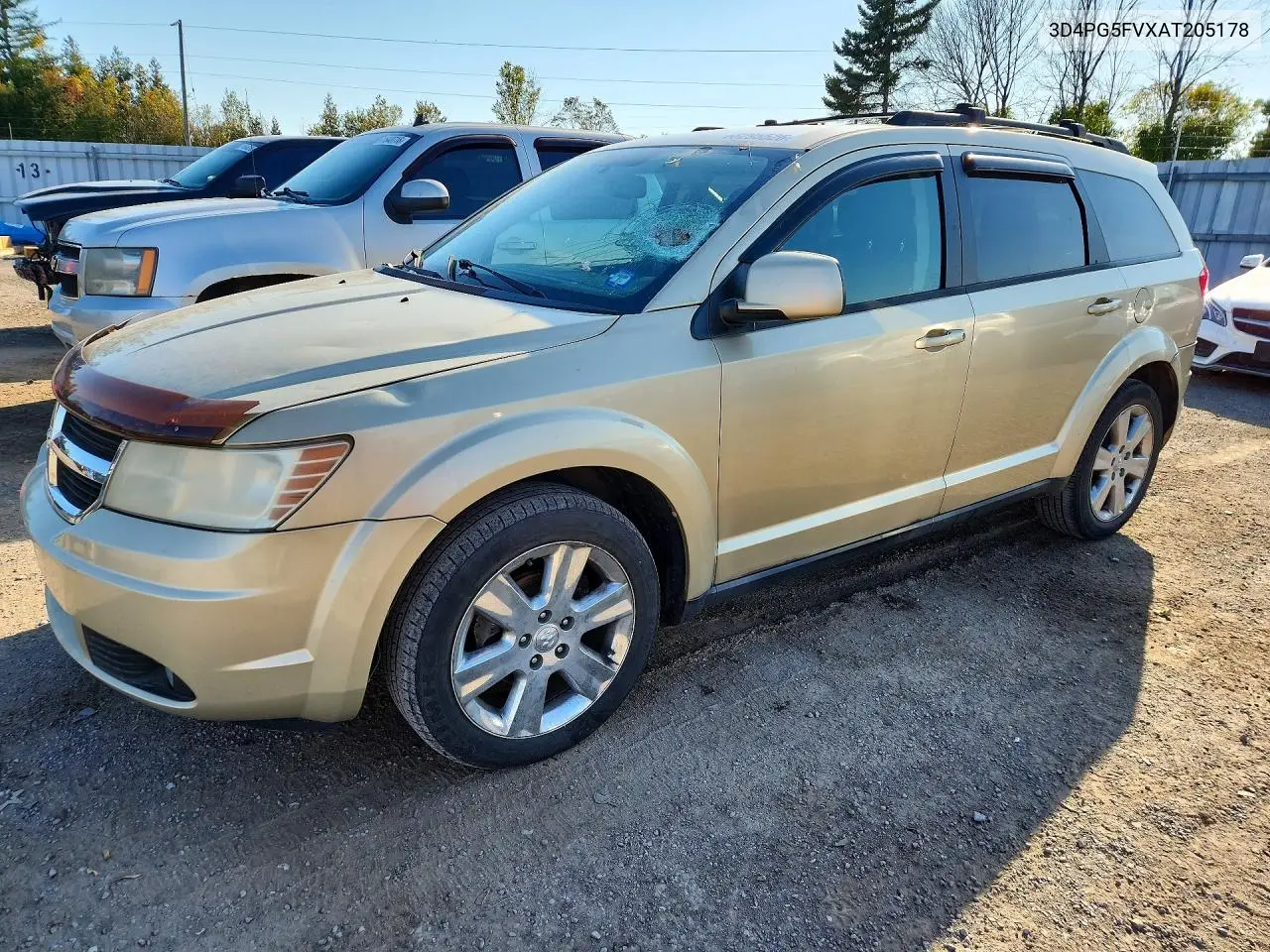 DODGE JOURNEY 2010, VIN 3D4PG5FVXAT205178