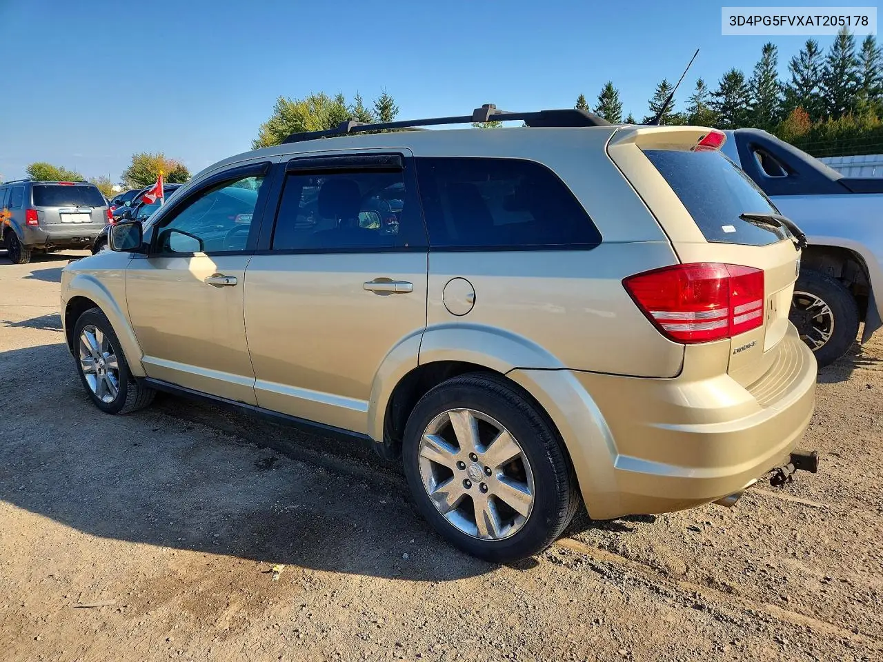 2010 DODGE JOURNEY VIN 3D4PG5FVXAT205178 — фото 2