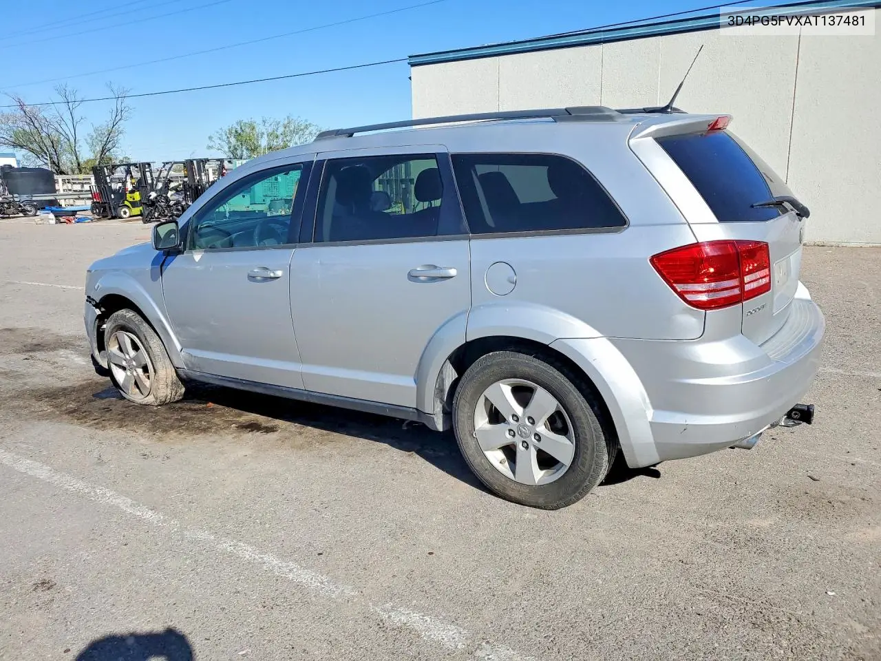 2010 DODGE JOURNEY VIN 3D4PG5FVXAT137481 — фото 2
