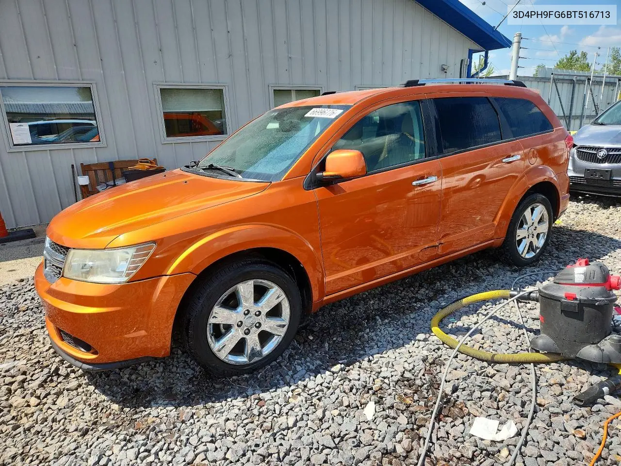 DODGE JOURNEY 2011, VIN 3D4PH9FG6BT516713