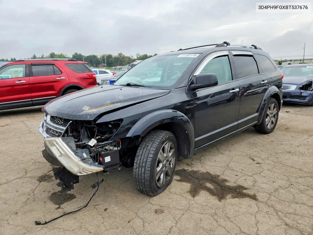 DODGE JOURNEY 2011, VIN 3D4PH9FGXBT537676