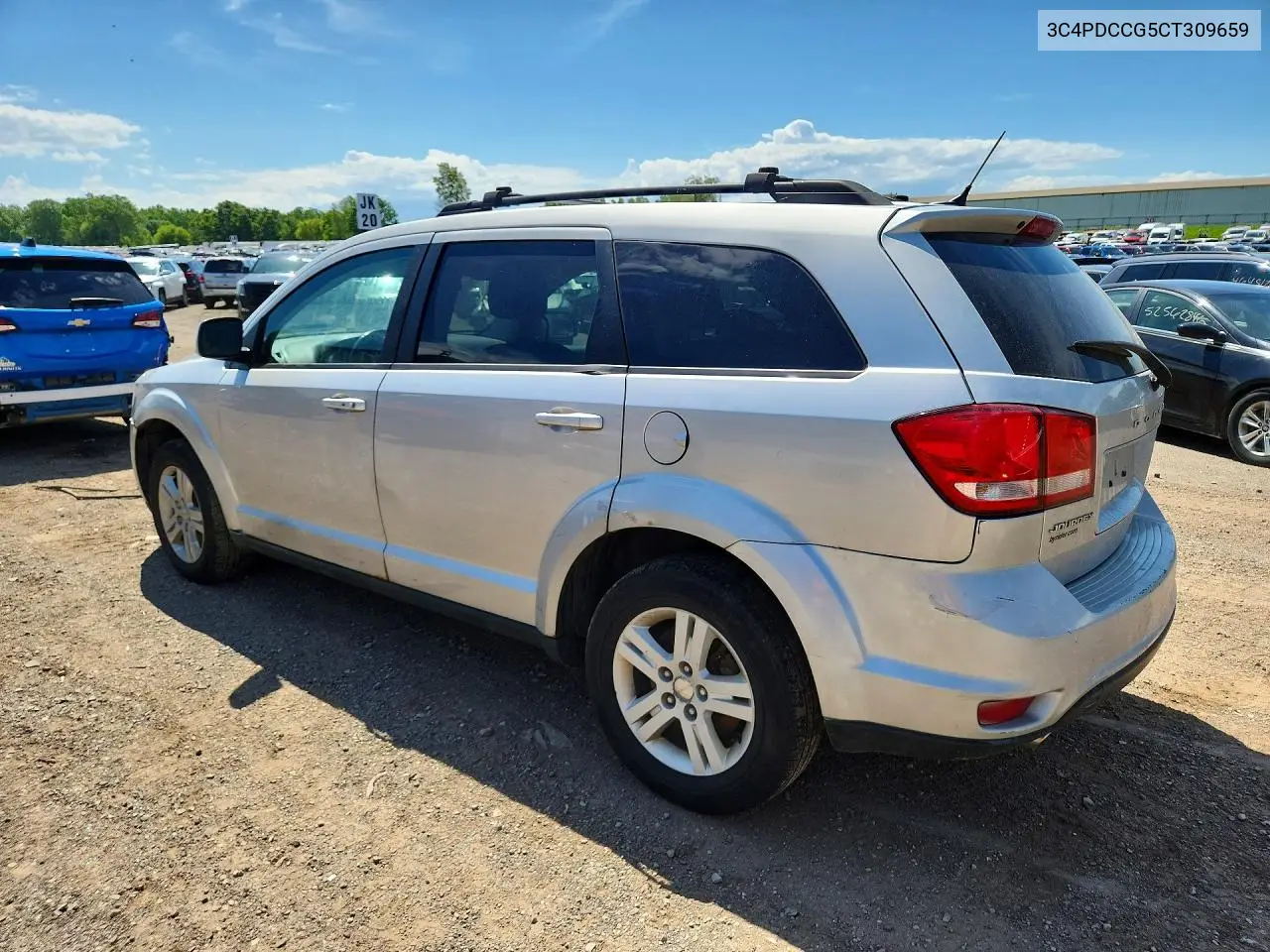 2012 DODGE JOURNEY VIN 3C4PDCCG5CT309659 — фото 2