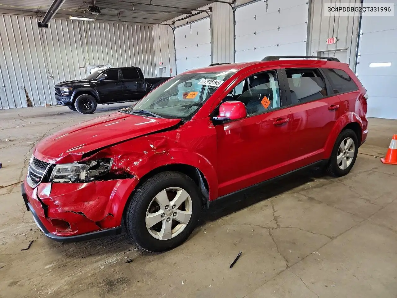 DODGE JOURNEY 2012, VIN 3C4PDDBG2CT331996