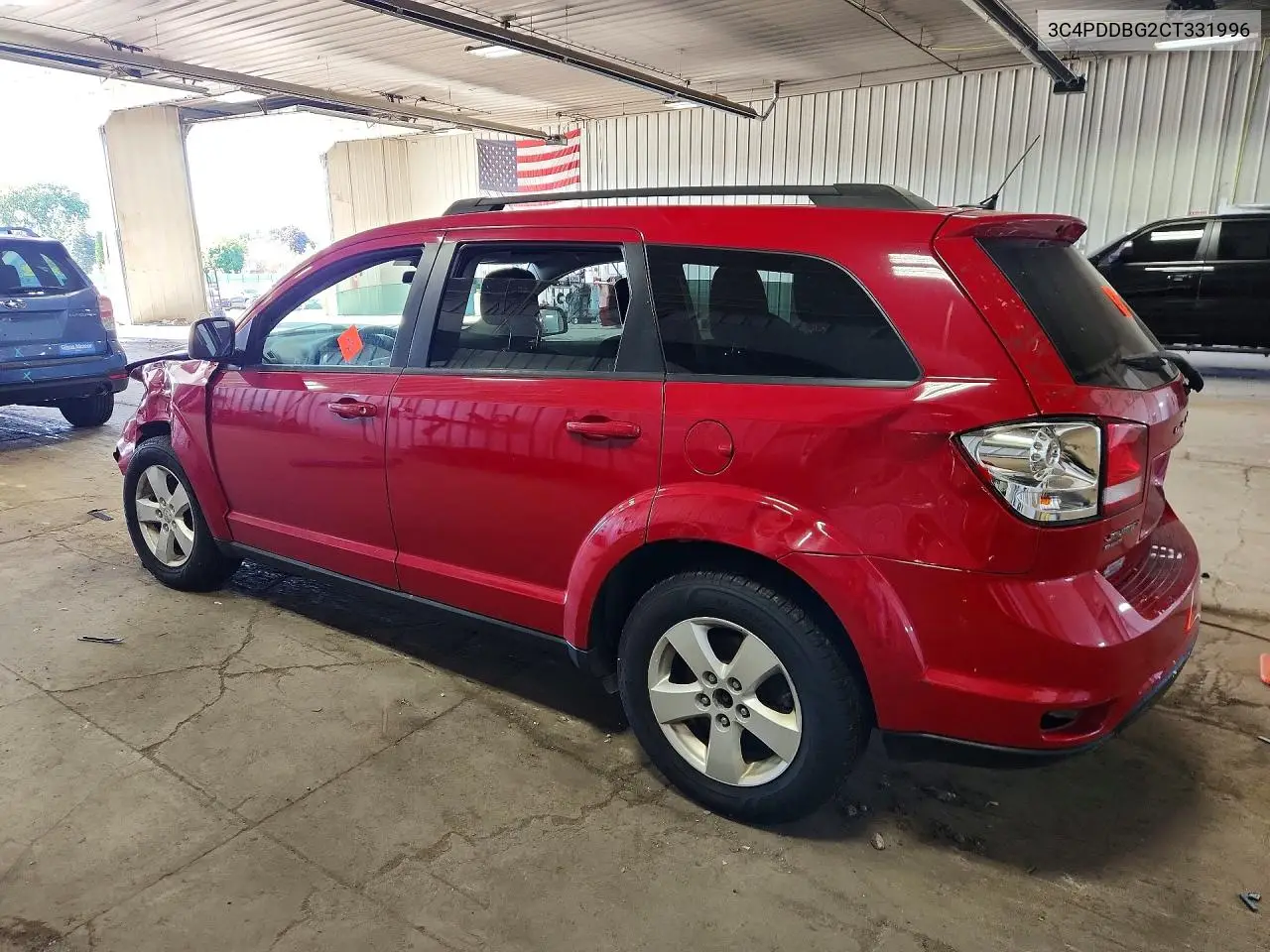 2012 DODGE JOURNEY VIN 3C4PDDBG2CT331996 — фото 2