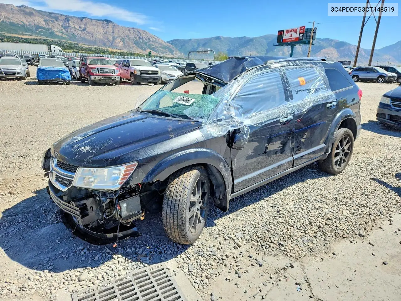 DODGE JOURNEY 2012, VIN 3C4PDDFG3CT148519