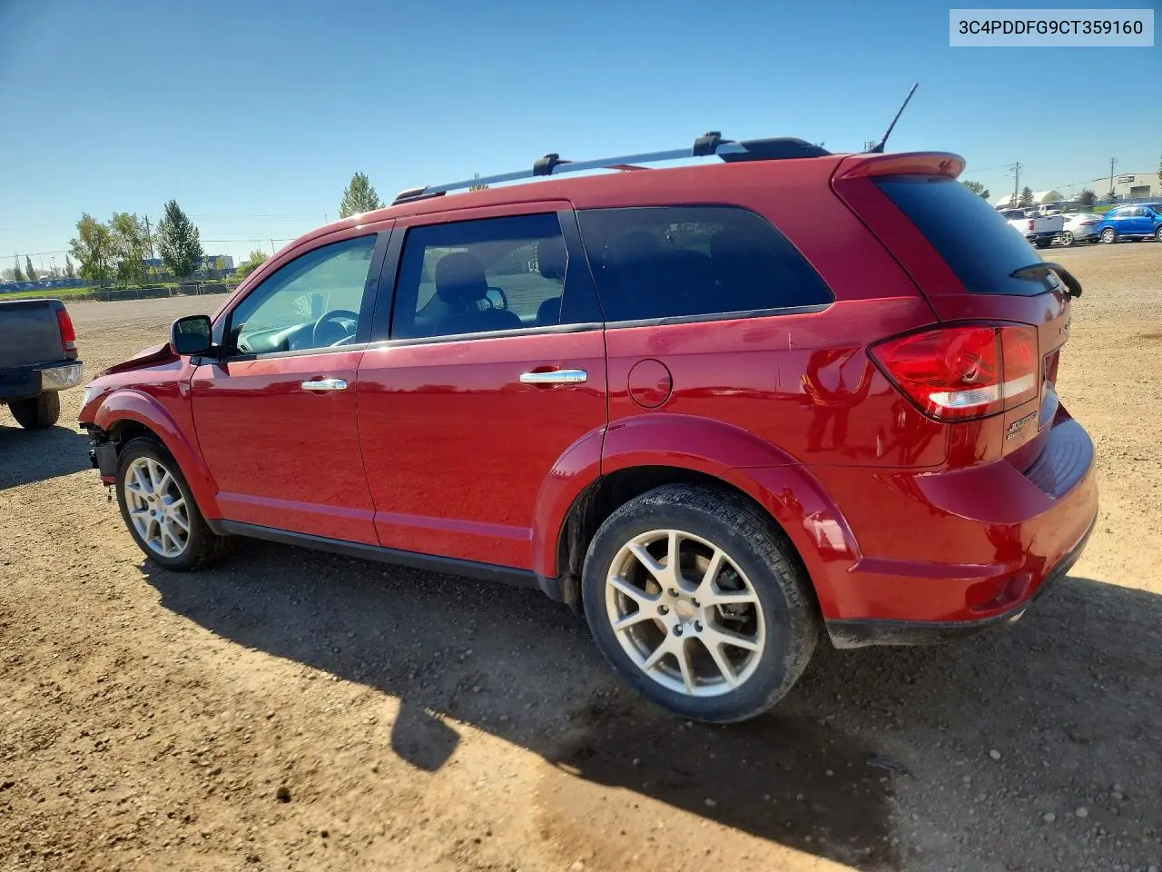 2012 DODGE JOURNEY VIN 3C4PDDFG9CT359160 — фото 2