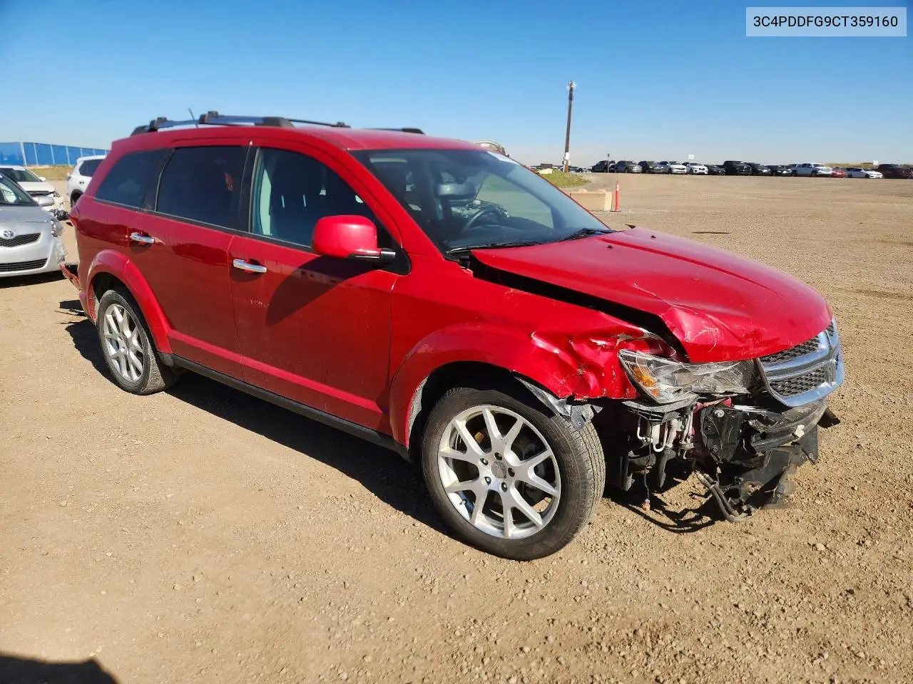 2012 DODGE JOURNEY VIN 3C4PDDFG9CT359160 — фото 4