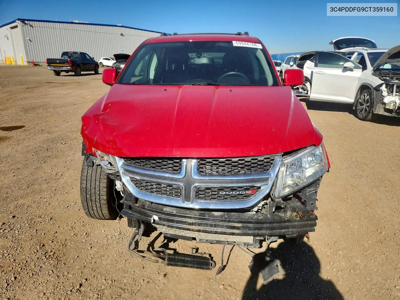 2012 DODGE JOURNEY VIN 3C4PDDFG9CT359160 — фото 5