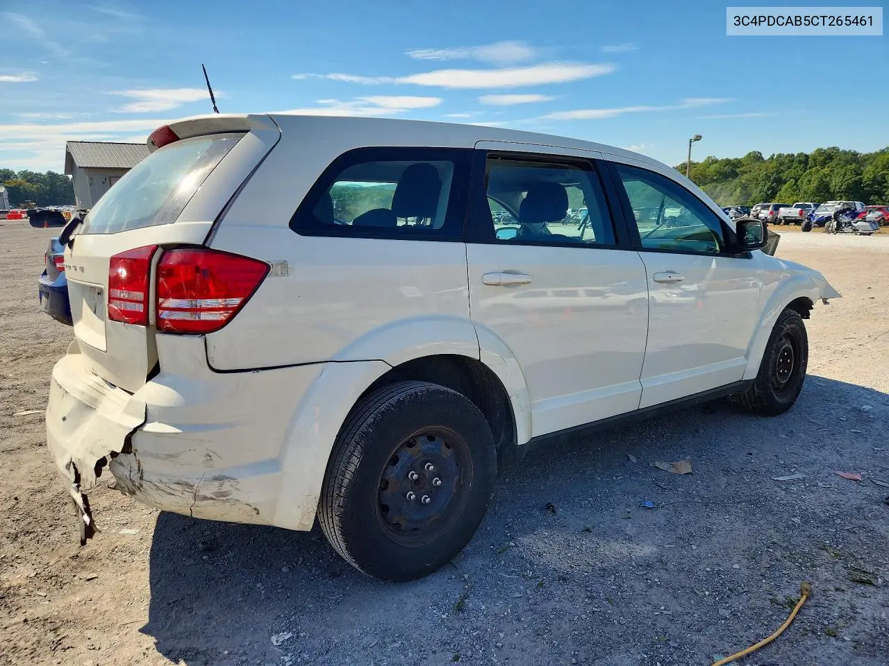 2012 DODGE JOURNEY VIN 3C4PDCAB5CT265461 — фото 3