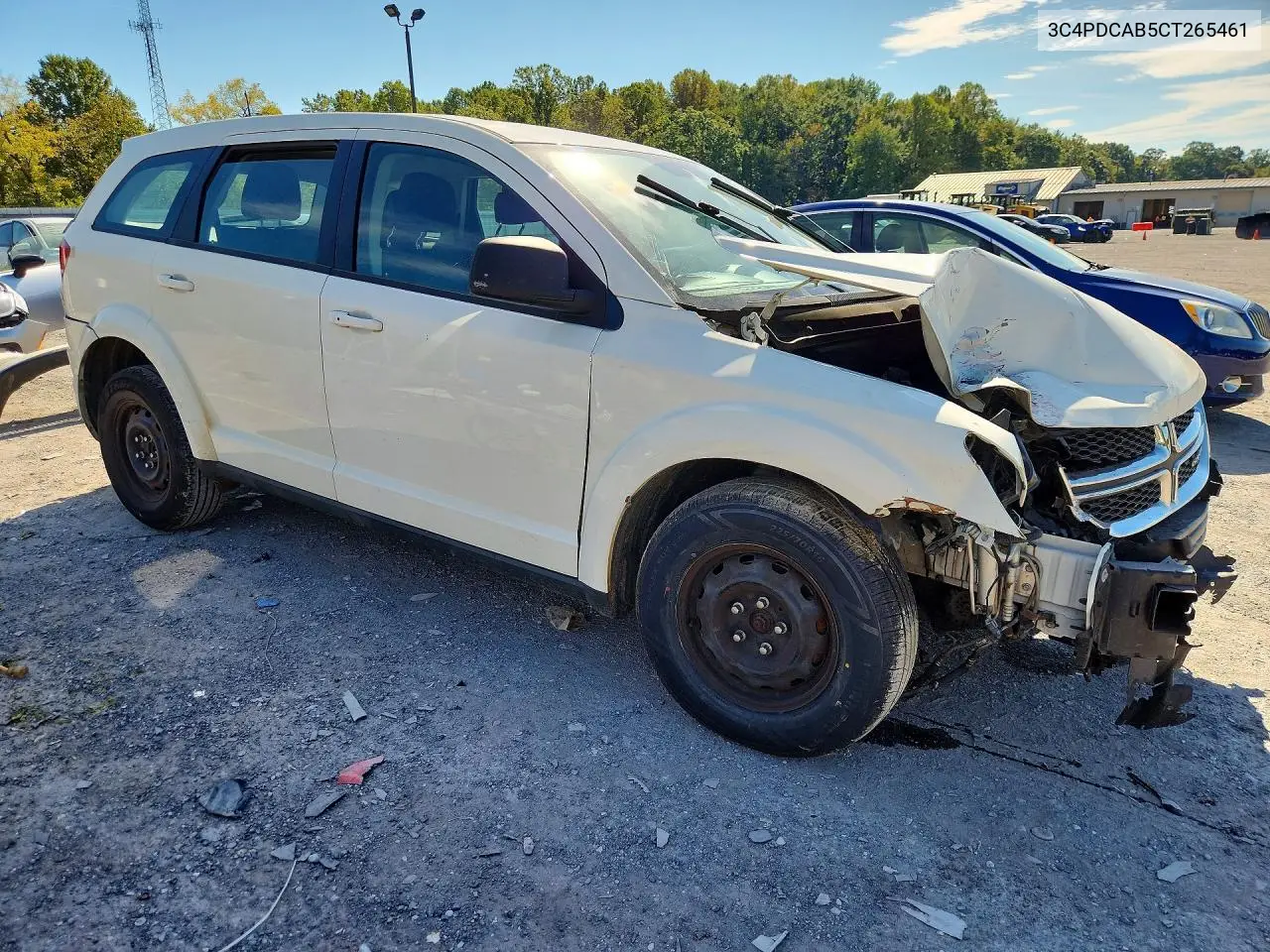 2012 DODGE JOURNEY VIN 3C4PDCAB5CT265461 — фото 4