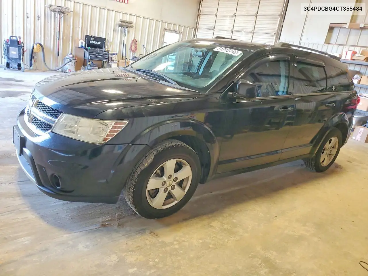 DODGE JOURNEY 2012, VIN 3C4PDCBG4CT355484
