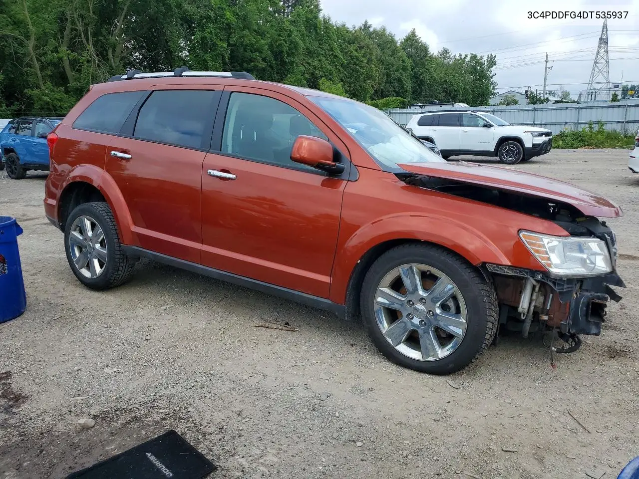 2013 DODGE JOURNEY VIN 3C4PDDFG4DT535937 — фото 4