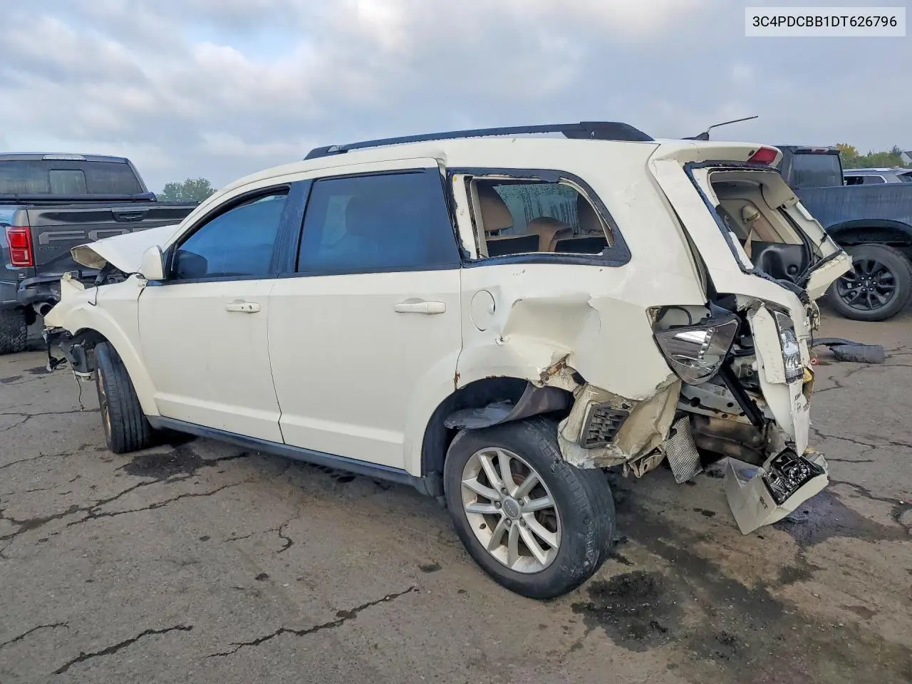 2013 DODGE JOURNEY VIN 3C4PDCBB1DT626796 — фото 2