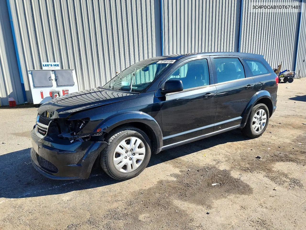 DODGE JOURNEY 2013, VIN 3C4PDCAB1DT671481