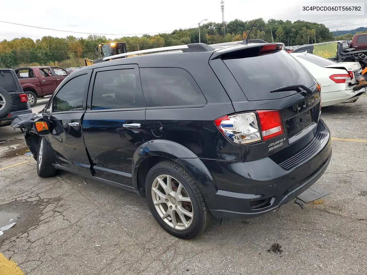 2013 DODGE JOURNEY VIN 3C4PDCDG6DT566782 — фото 2