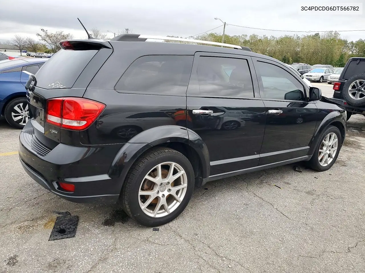 2013 DODGE JOURNEY VIN 3C4PDCDG6DT566782 — фото 3