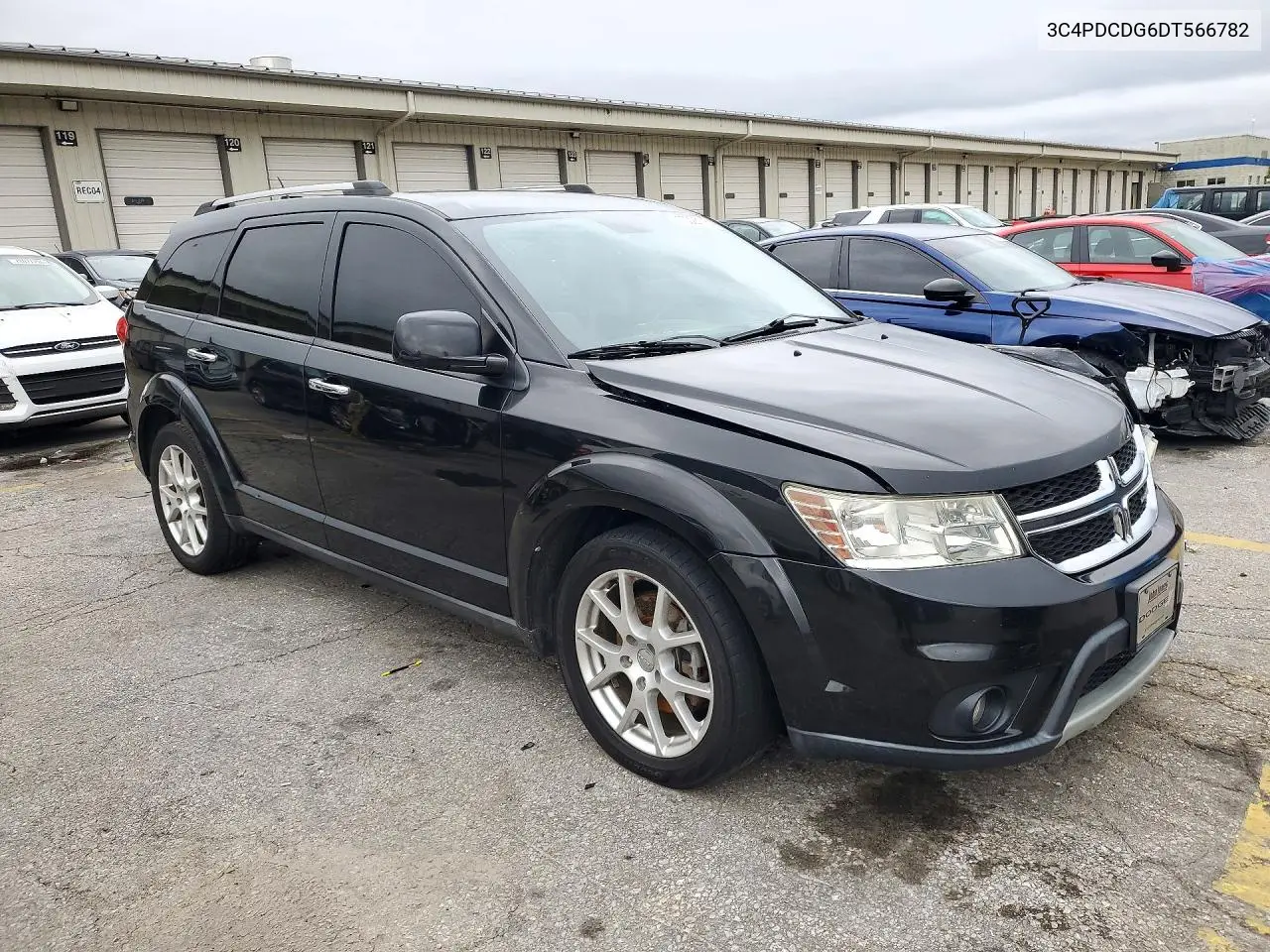 2013 DODGE JOURNEY VIN 3C4PDCDG6DT566782 — фото 4
