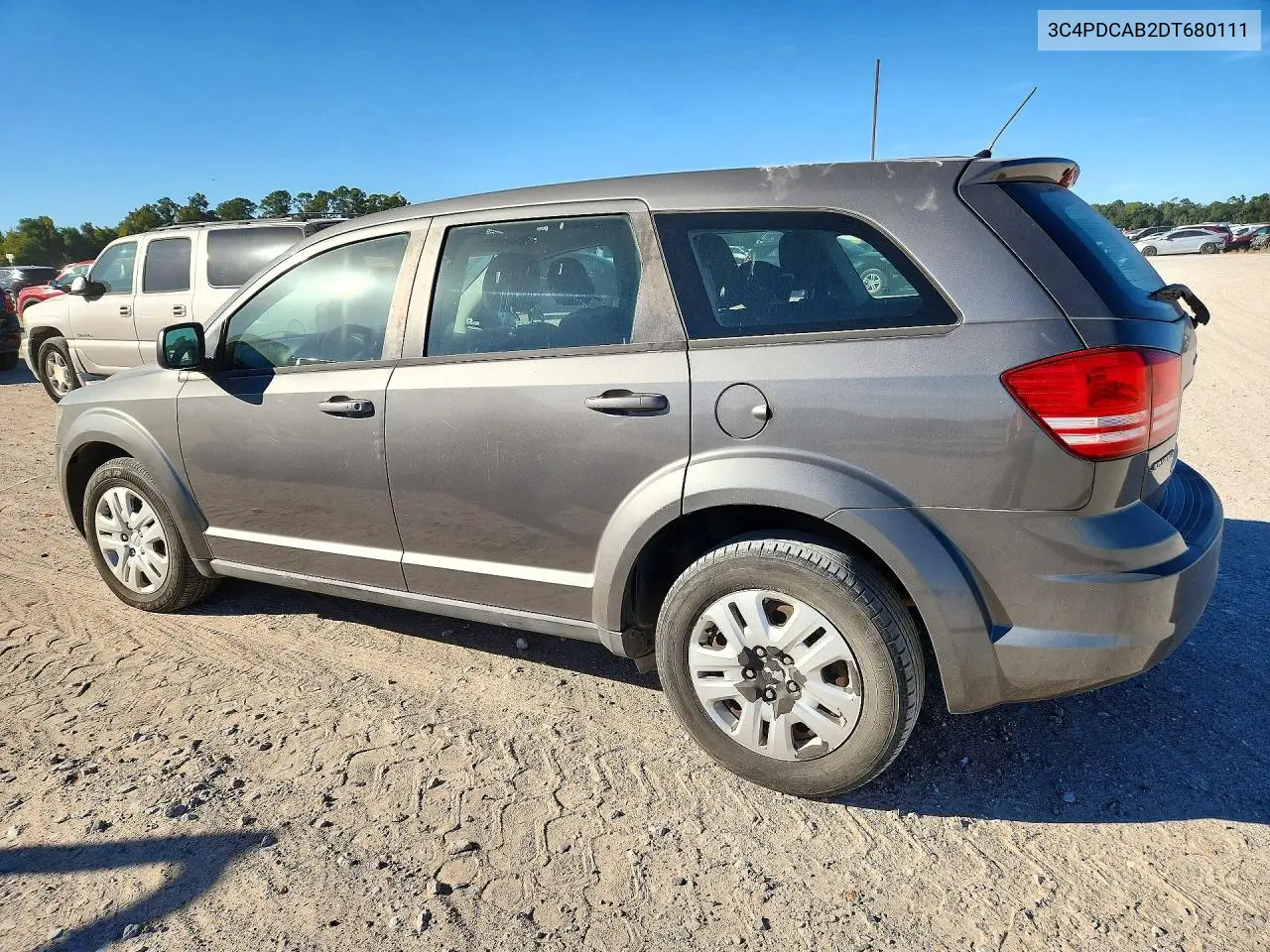 2013 DODGE JOURNEY VIN 3C4PDCAB2DT680111 — фото 2