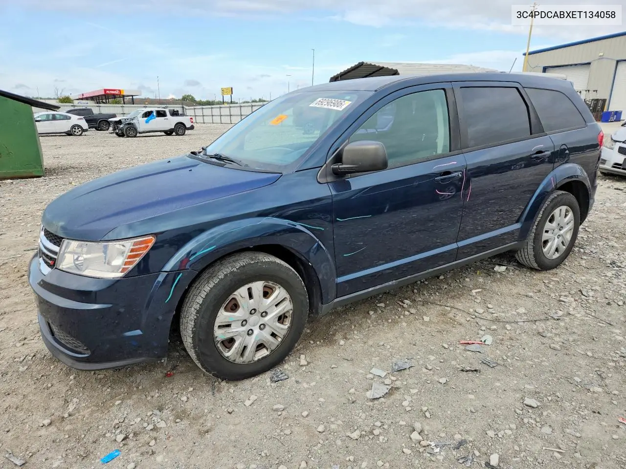 DODGE JOURNEY 2014, VIN 3C4PDCABXET134058