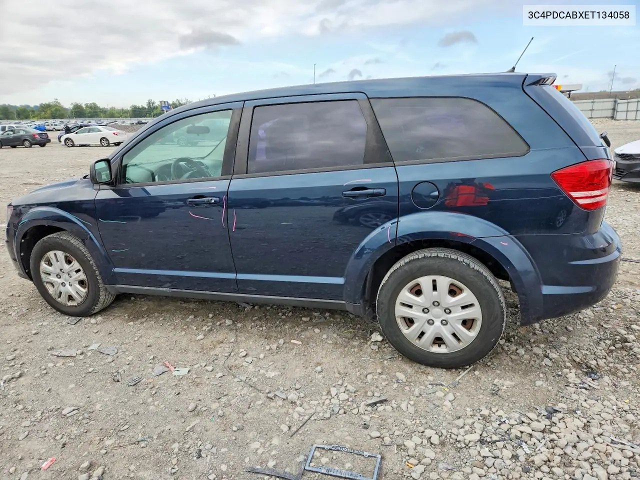2014 DODGE JOURNEY VIN 3C4PDCABXET134058 — фото 2