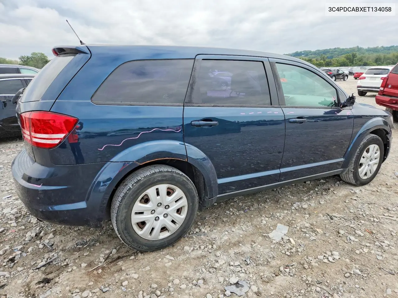 2014 DODGE JOURNEY VIN 3C4PDCABXET134058 — фото 3