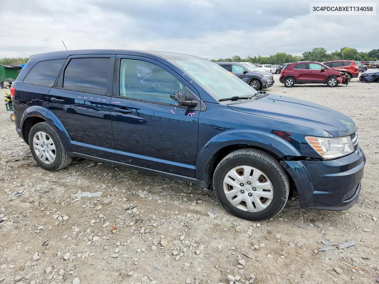 2014 DODGE JOURNEY VIN 3C4PDCABXET134058 — фото 4