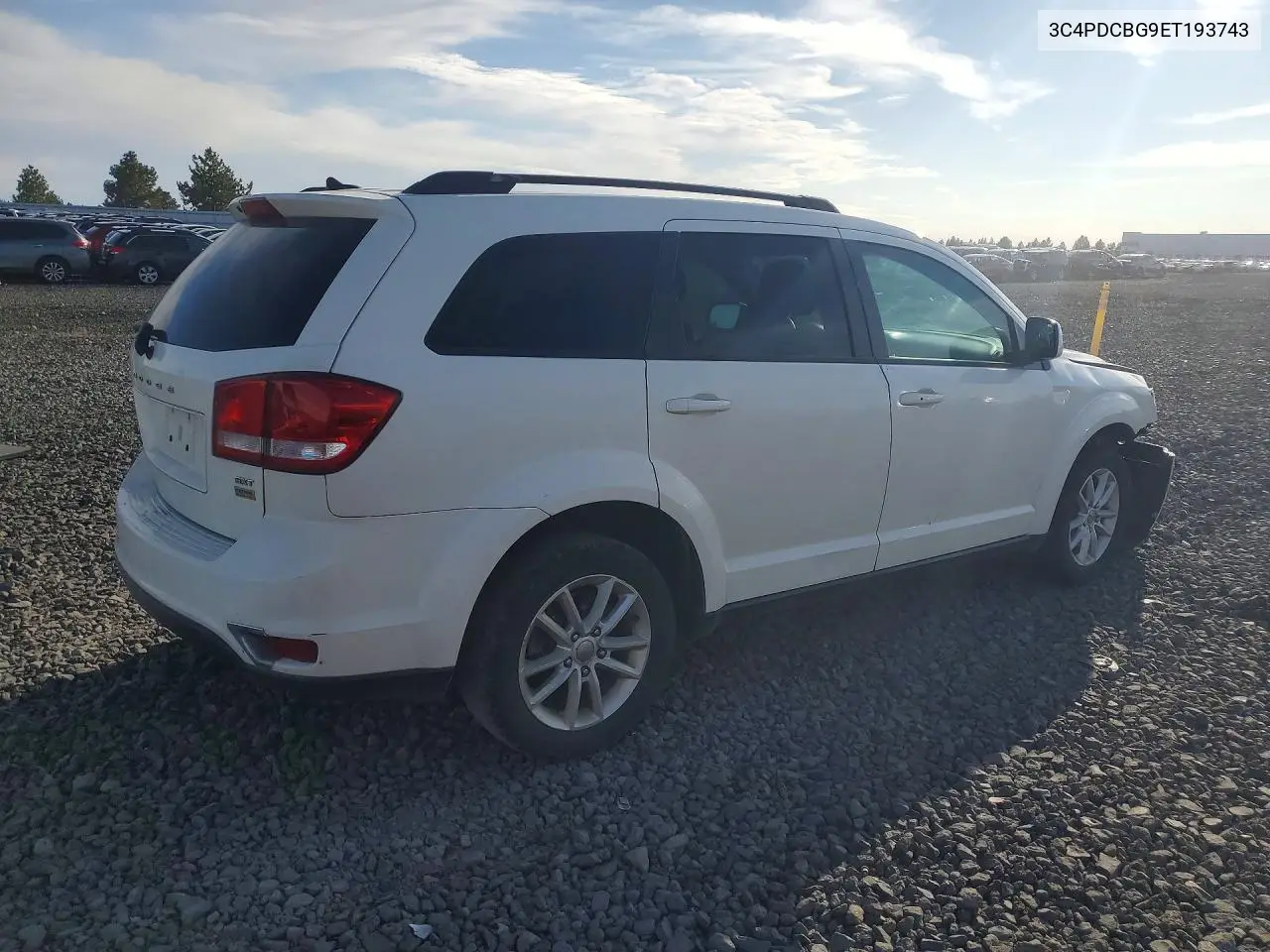 2014 DODGE JOURNEY VIN 3C4PDCBG9ET193743 — фото 3
