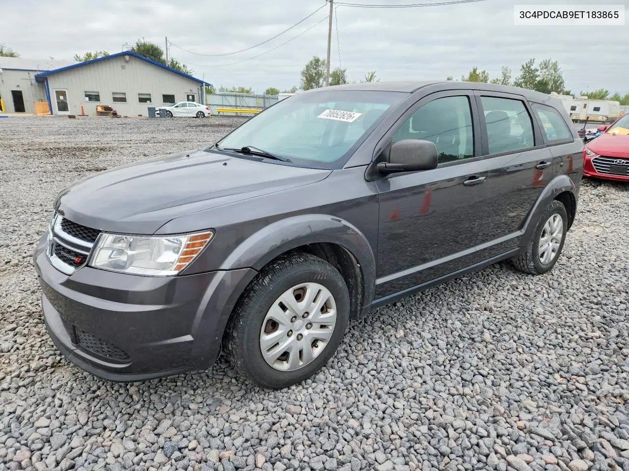 2014 DODGE JOURNEY VIN 3C4PDCAB9ET183865 — фото 3