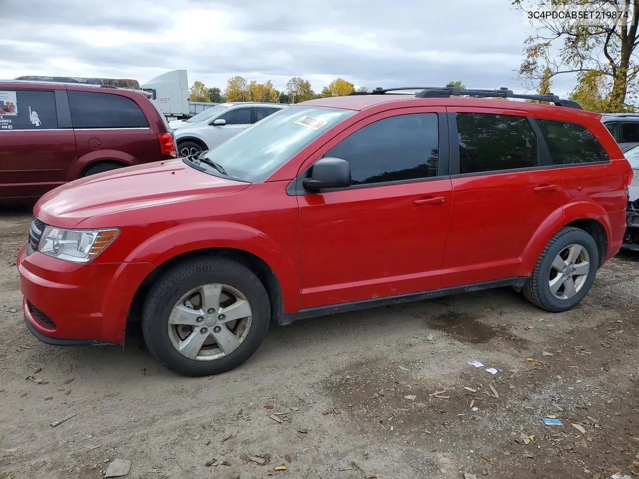 DODGE JOURNEY 2014, VIN 3C4PDCAB5ET219874