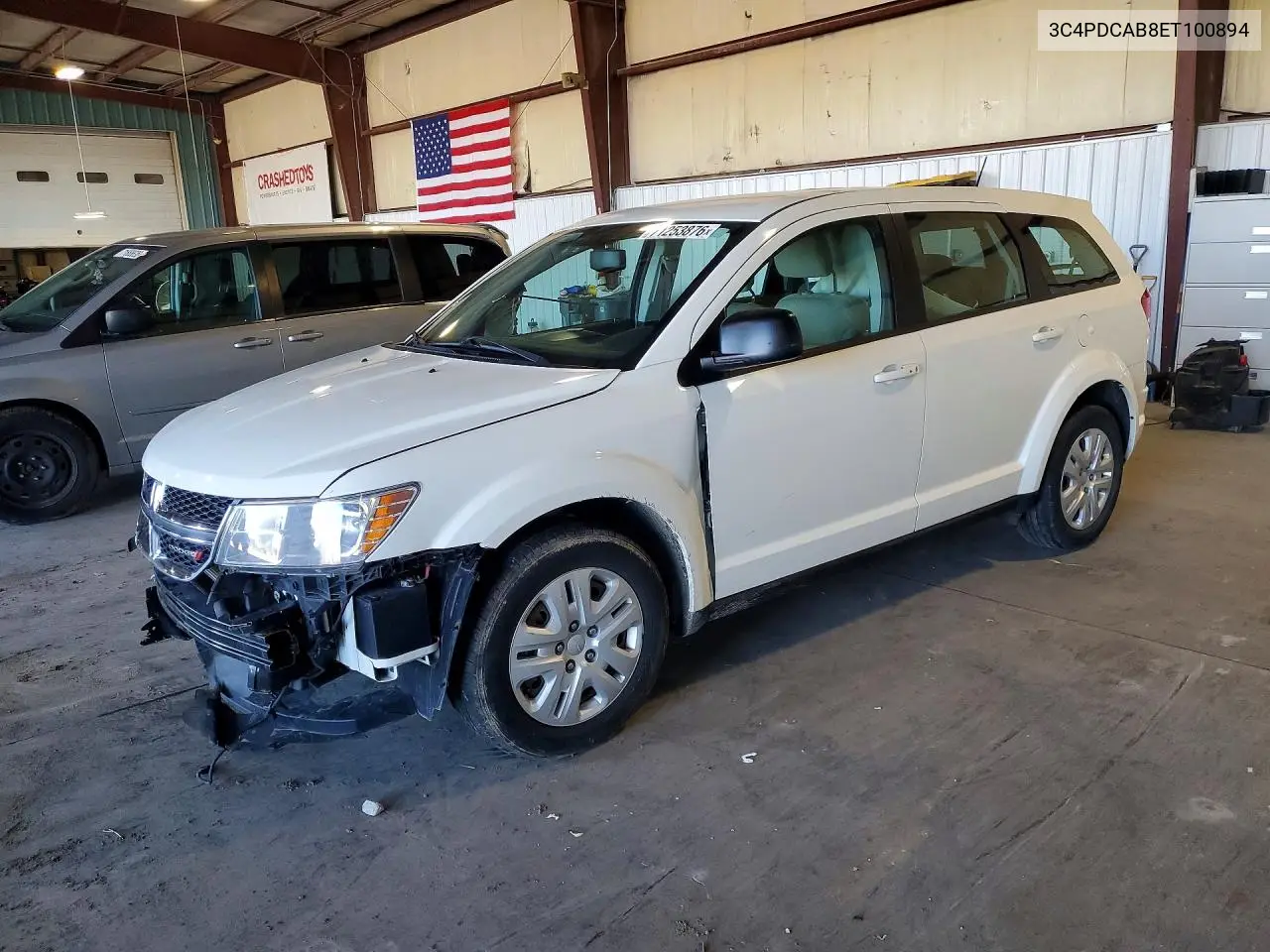 DODGE JOURNEY 2014, VIN 3C4PDCAB8ET100894
