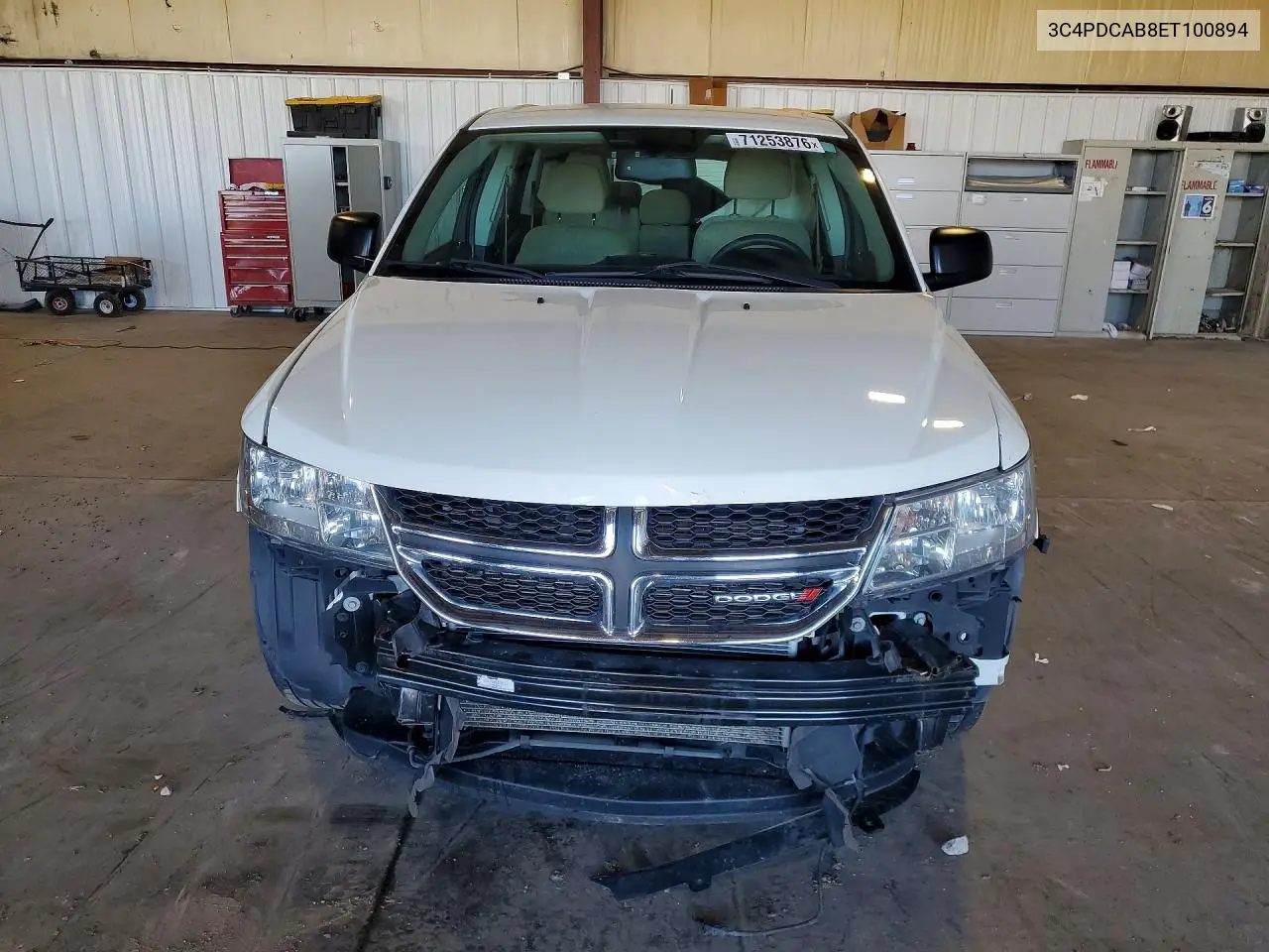2014 DODGE JOURNEY VIN 3C4PDCAB8ET100894 — фото 5