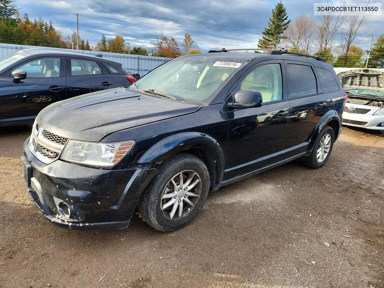 2014 DODGE JOURNEY VIN 3C4PDCCB1ET113550 — фото 2