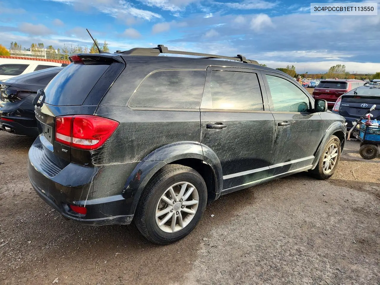 2014 DODGE JOURNEY VIN 3C4PDCCB1ET113550 — фото 3