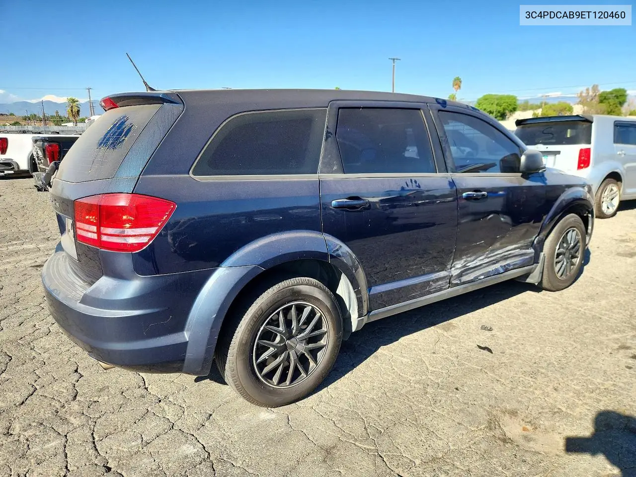 2014 DODGE JOURNEY VIN 3C4PDCAB9ET120460 — фото 3