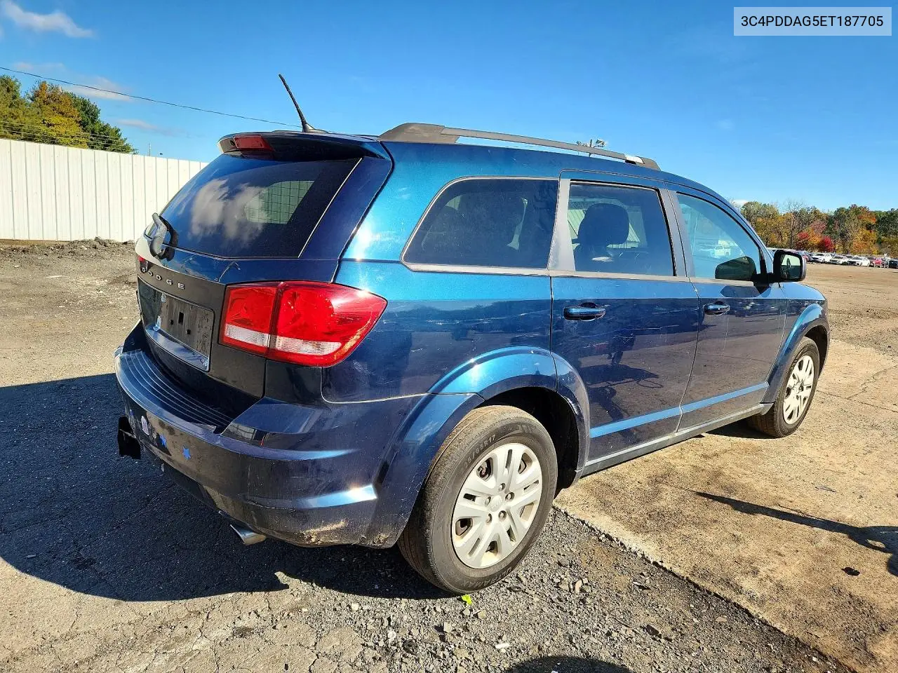 2014 DODGE JOURNEY VIN 3C4PDDAG5ET187705 — фото 3