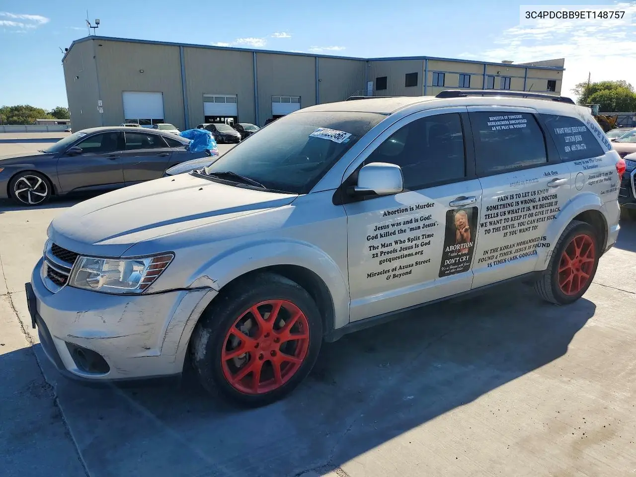 DODGE JOURNEY 2014, VIN 3C4PDCBB9ET148757