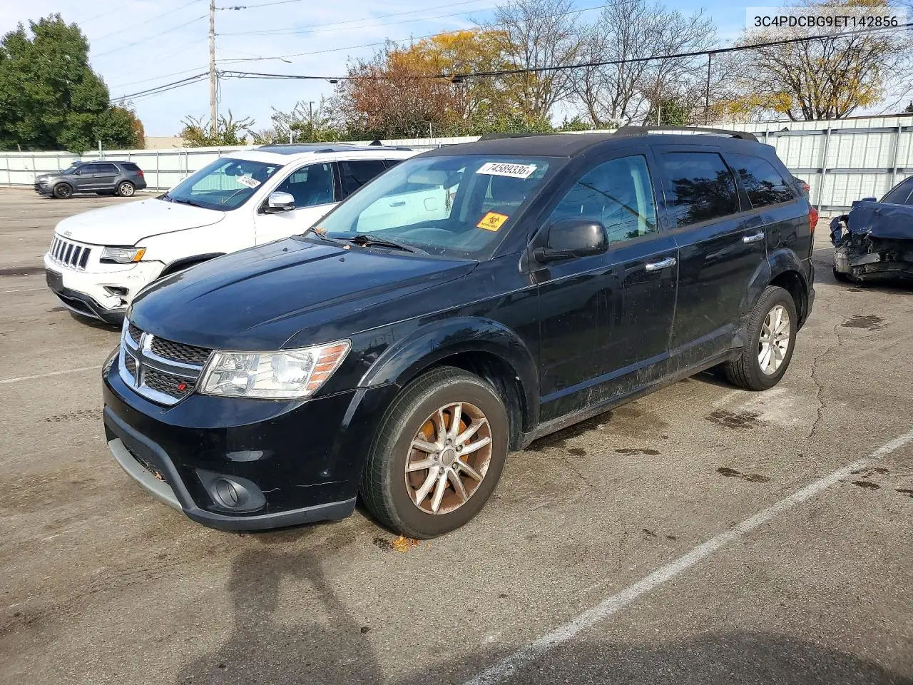 DODGE JOURNEY 2014, VIN 3C4PDCBG9ET142856
