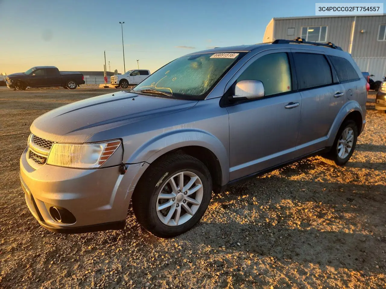 DODGE JOURNEY 2015, VIN 3C4PDCCG2FT754557