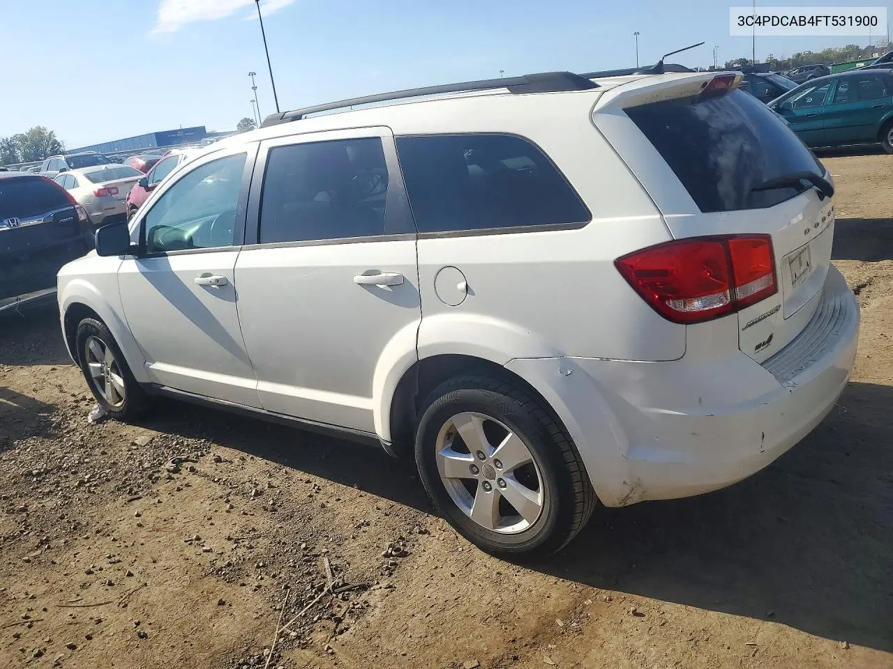 2015 DODGE JOURNEY VIN 3C4PDCAB4FT531900 — фото 2