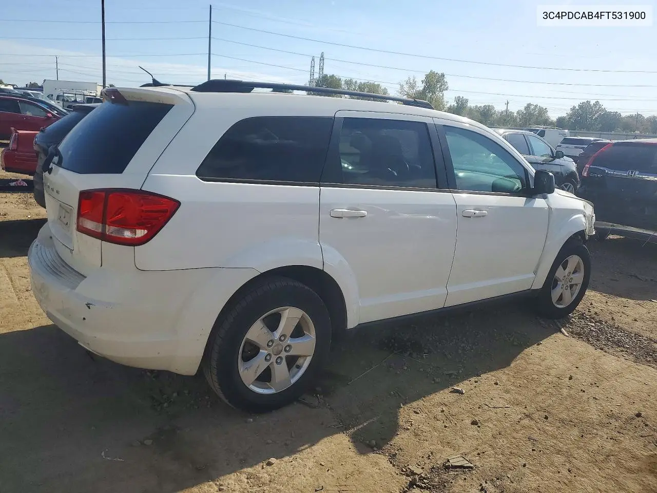 2015 DODGE JOURNEY VIN 3C4PDCAB4FT531900 — фото 3