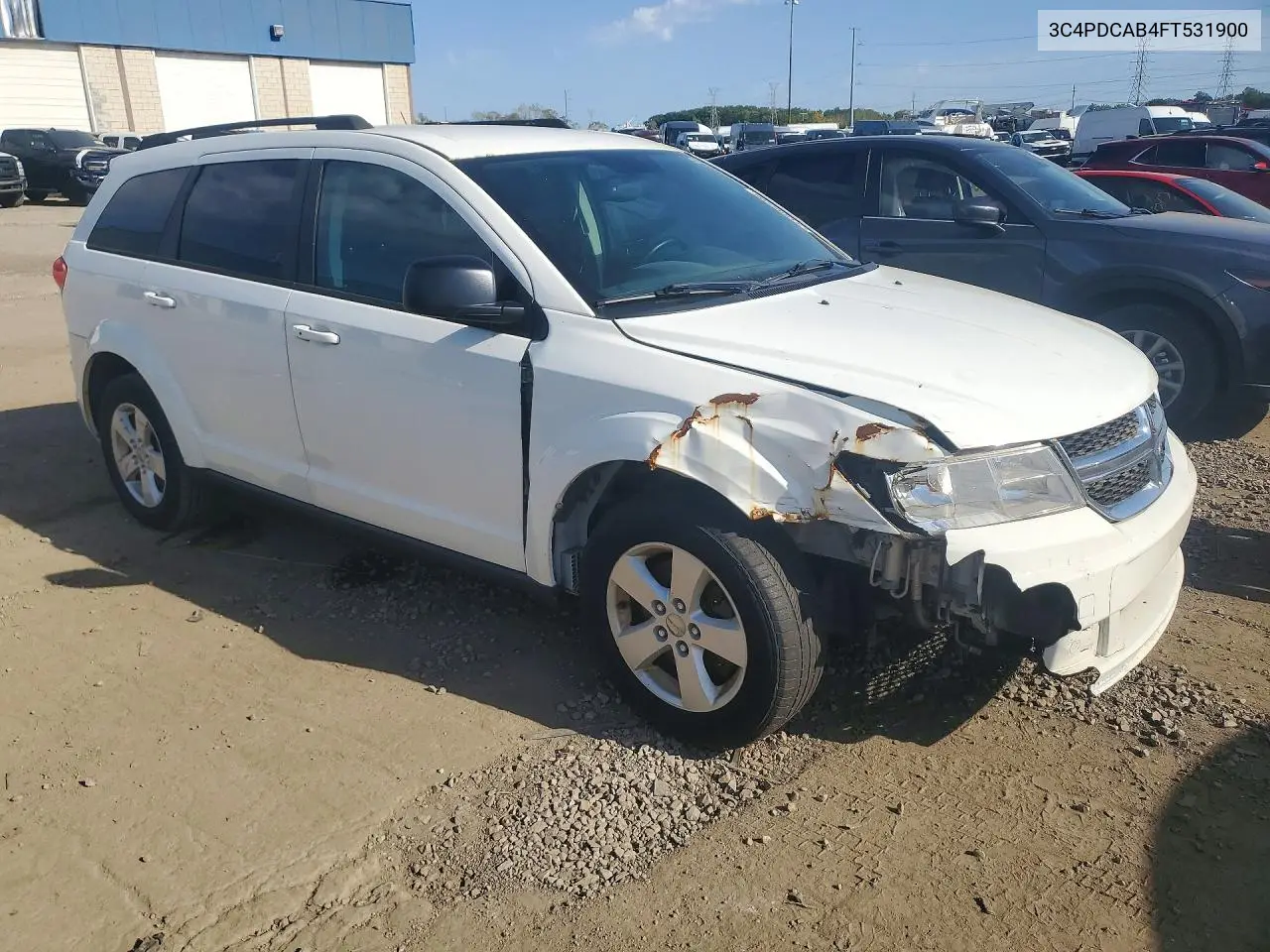2015 DODGE JOURNEY VIN 3C4PDCAB4FT531900 — фото 4