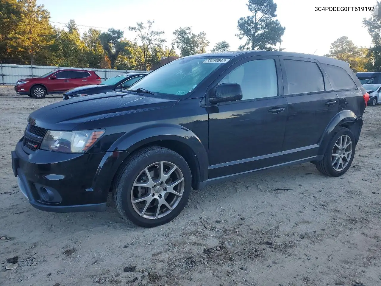 DODGE JOURNEY 2015, VIN 3C4PDDEG0FT619192