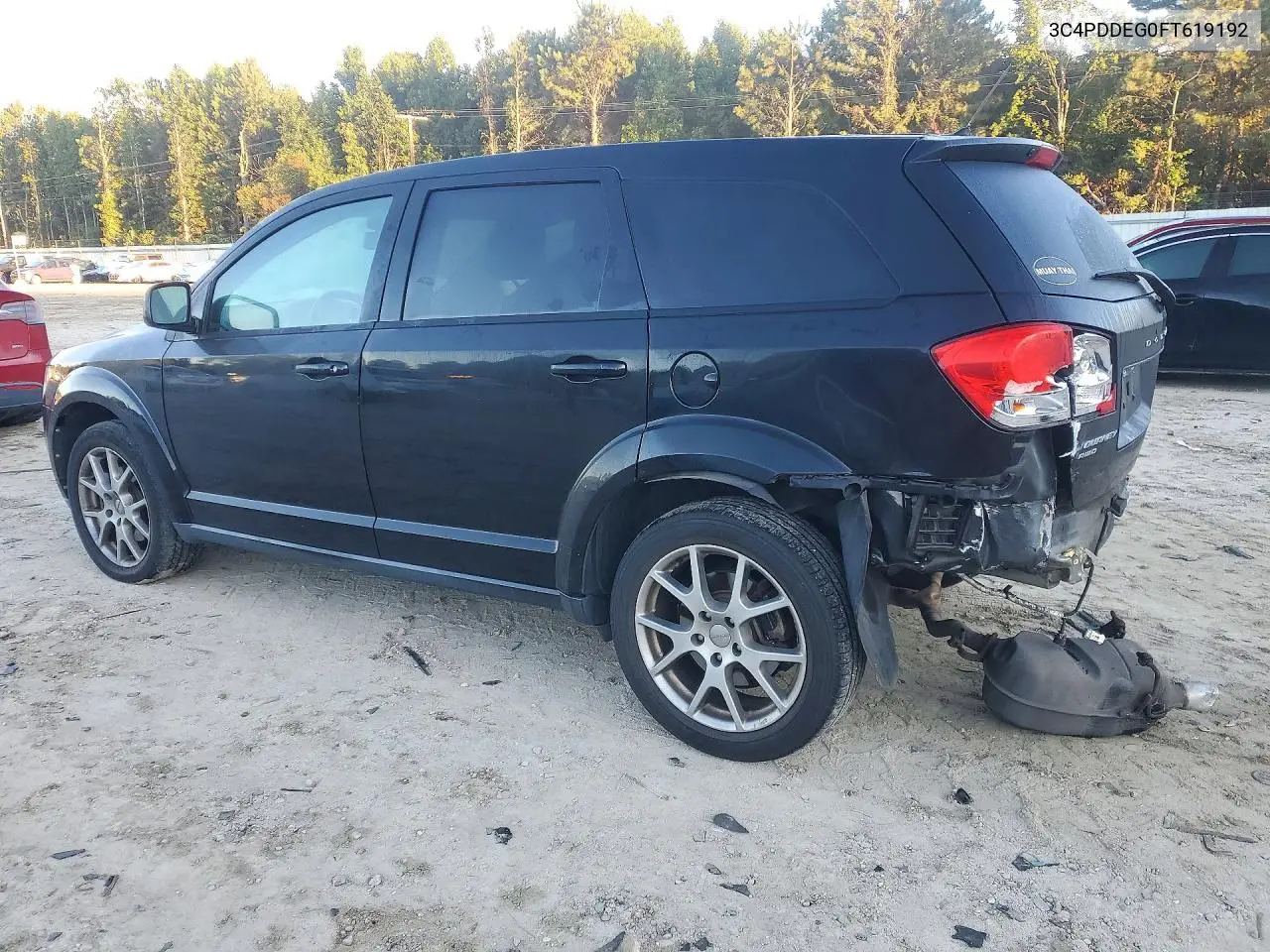 2015 DODGE JOURNEY VIN 3C4PDDEG0FT619192 — фото 2