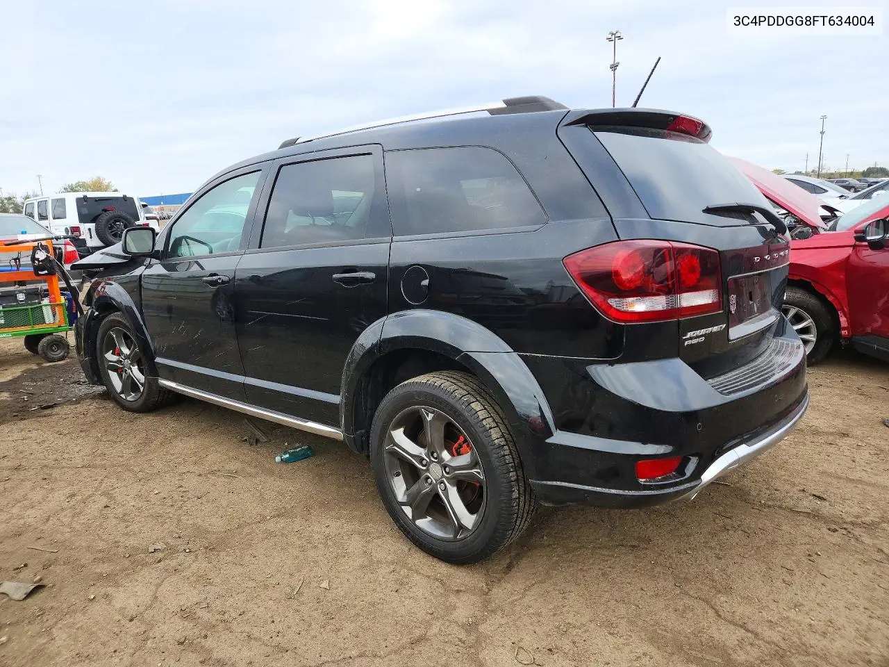 2015 DODGE JOURNEY VIN 3C4PDDGG8FT634004 — фото 2
