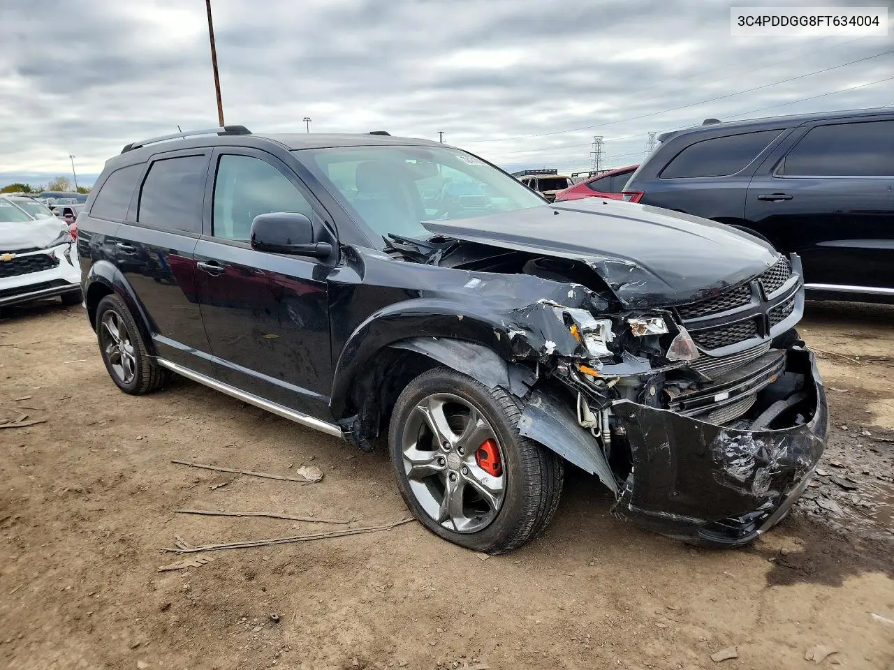 2015 DODGE JOURNEY VIN 3C4PDDGG8FT634004 — фото 4