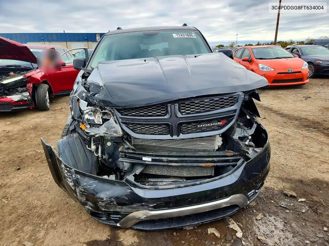 2015 DODGE JOURNEY VIN 3C4PDDGG8FT634004 — фото 5