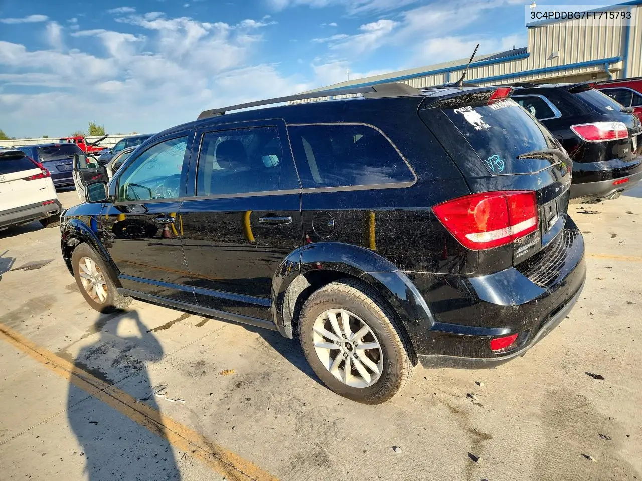 2015 DODGE JOURNEY VIN 3C4PDDBG7FT715793 — фото 2