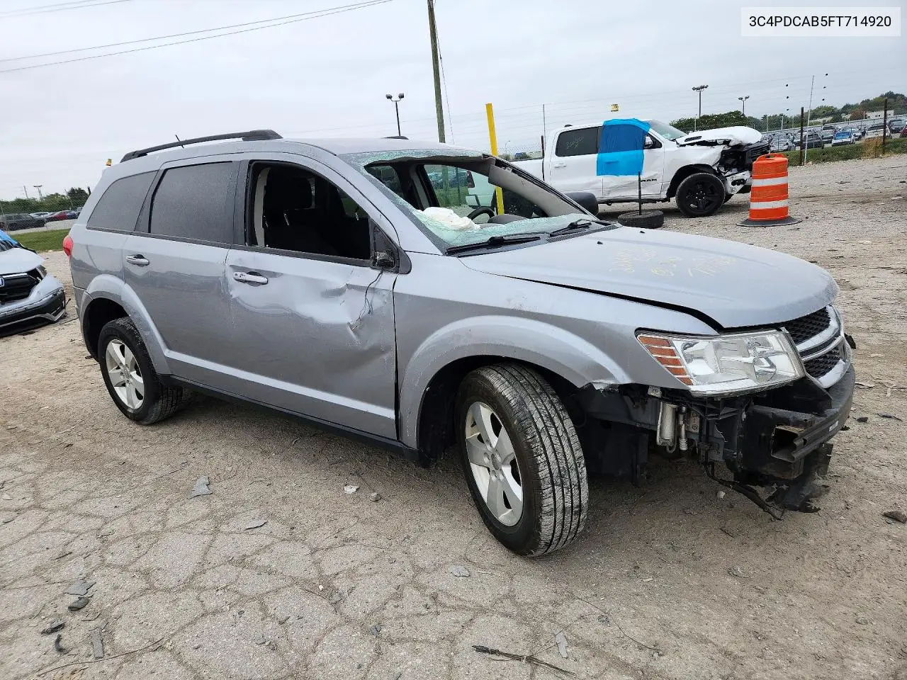 2015 DODGE JOURNEY VIN 3C4PDCAB5FT714920 — фото 4