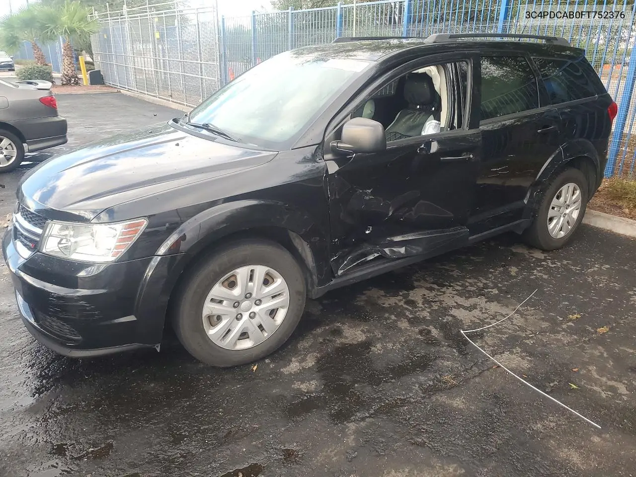 DODGE JOURNEY 2015, VIN 3C4PDCAB0FT752376