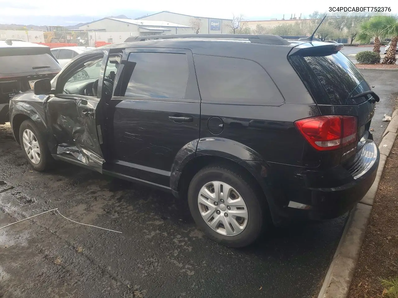 2015 DODGE JOURNEY VIN 3C4PDCAB0FT752376 — фото 2